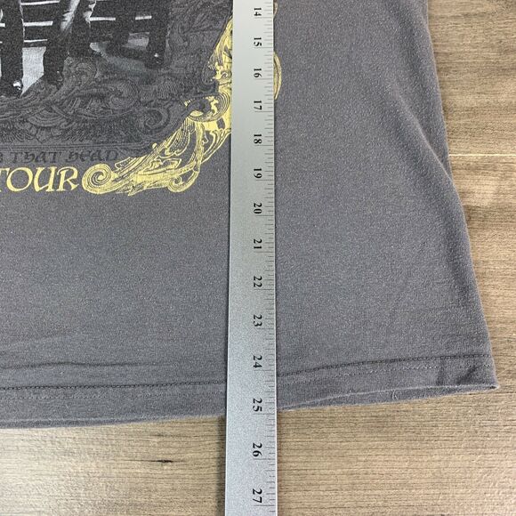 Rascal Flatts Bob That Head Tour Mens Graphic T Shirt Medium M Gray 2008 - Picture 5 of 8